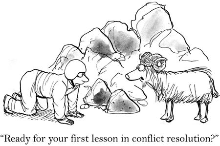 ready for your first lesson in conflict resolution?